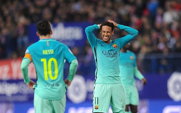 Неймар пошутил о дождливом вечере в Стоке, Getty Images