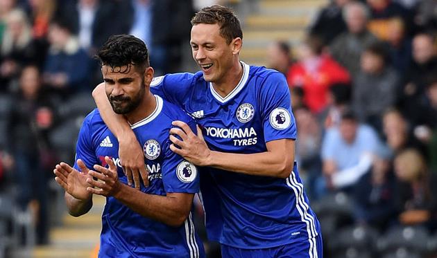 Диего Коста и Неманья Матич, Getty Images