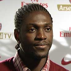 Эмма Адебайор, arsenal.com