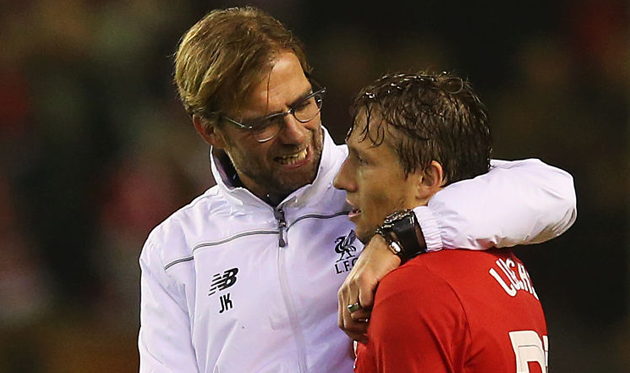 Юрген Клопп и Лукас Лейва, Getty Images