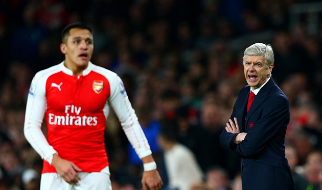 Алексис Санчес и Арсен Венгер, Getty Images