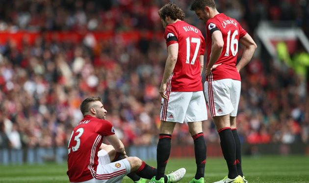 Люк Шоу (слева), getty images