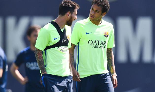 Лионель Месси и Неймар, Getty Images