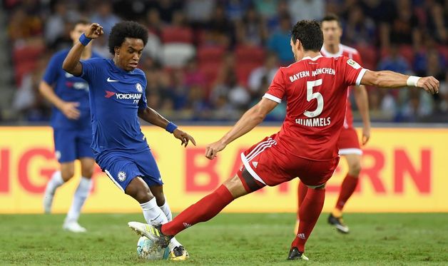 Виллиан и Матс Хуммельс, twitter.com/chelseafc