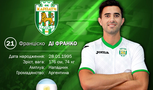 Карпаты усилились воспитанником Бока Хуниорс