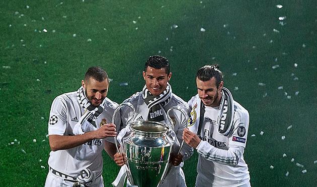 Карим бензема, Криштиану Роналду, Гарет Бэйл, getty images