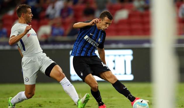 Иван Перишич забивает второй гол Интера в матче, Getty Images