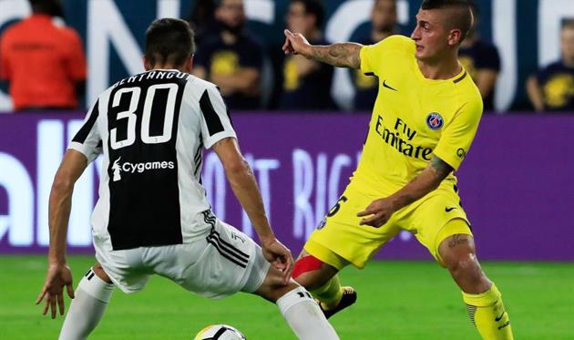 Марко Верратти против Родриго Бентанкура, Getty Images