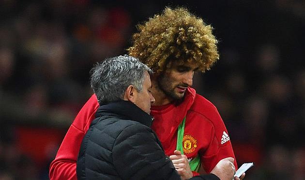 Жозе Моуриньо и Маруан Феллаини, Getty Images