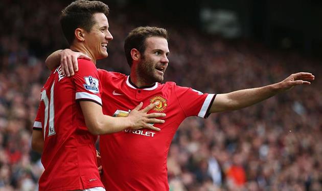 Андер Эррера и Хуан Мата, Getty Images