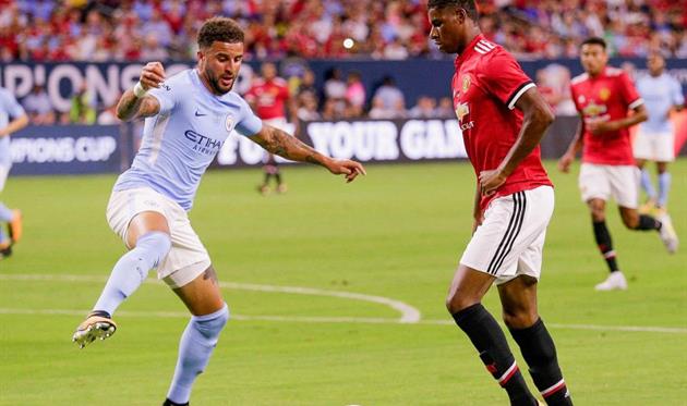 Кайл Уокер против Маркуса Рашфорда, Getty Images