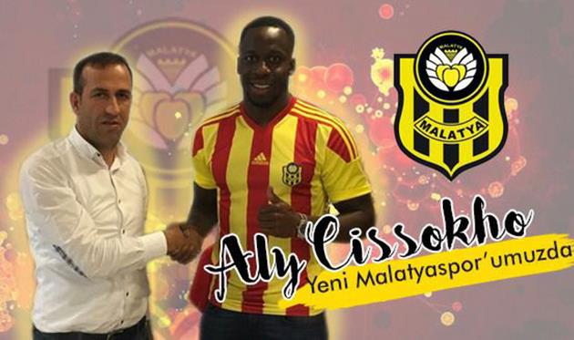 Али Сиссоко, фото из твиттера  Йени Малатьяспора