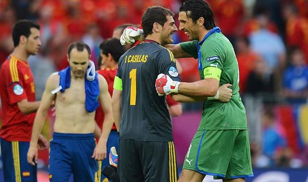 Икер Касильяс и Джанлуиджи Буффон, Getty Images
