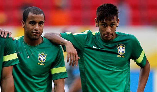 Моура (слева) и Неймар, Getty Images