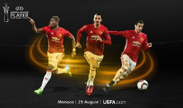 Погба, Ибрагимович и Мхитарян — претенденты на лучшего игрока ЛЕ-2016/17