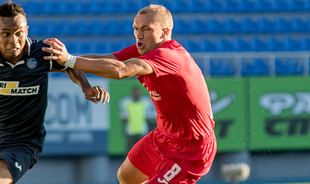 Симинин забил первый гол Вереса в УПЛ и второй в своей карьере