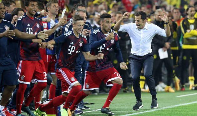 радость игроков баварии