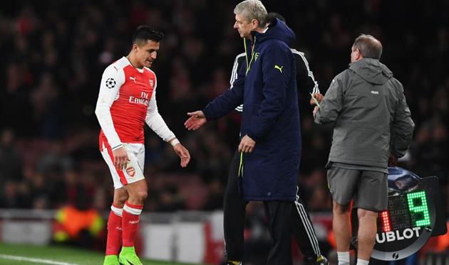 Алексис Санчес и Арсен Венгер, Getty Images