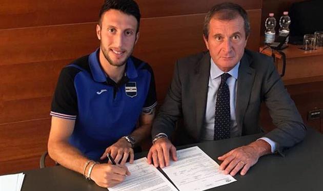 Васко Реджини (слева), ФК Сампдория