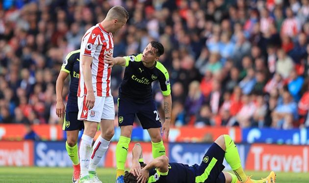 Сток Сити - Арсенал, getty images