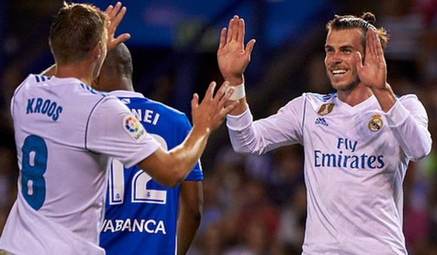 бэйл и кроос забили по одному голу, getty images