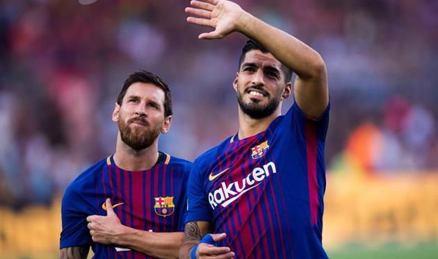 Лионель Месси и Луис Суарес, Getty Images