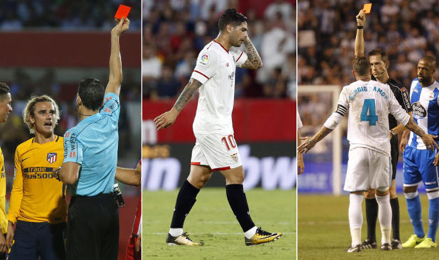 Гризманн, Банега и Рамос были удалены в первом туре Ла Лиги, marca.com