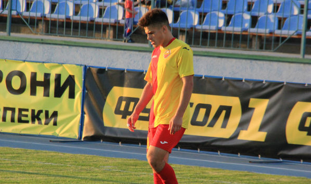 Максим Прядун - автор победного гола, ФК ЗИРКА
