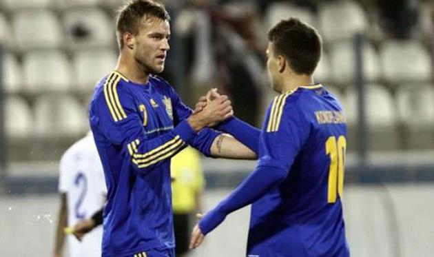 Андрей Ярмоленко и Евгений Коноплянка