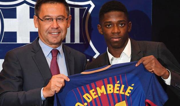 Хосеп Мария Бартомеу и Усман Дембеле, Getty Images