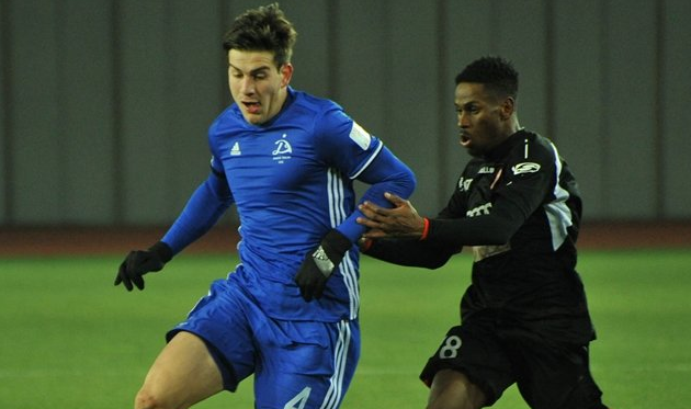 Лука Лочошвили (слева), fcdinamo.ge