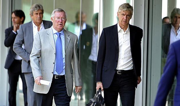 Фергюсон (слева) и Венгер, getty images