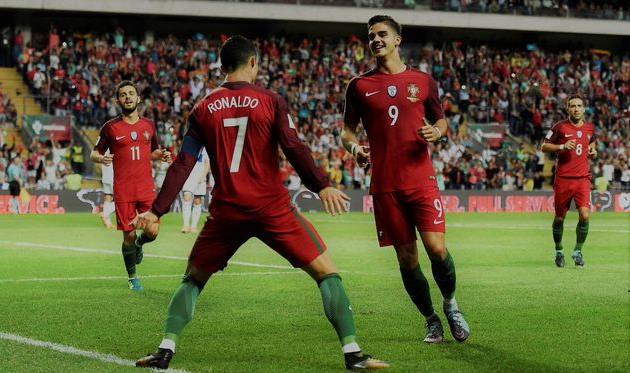 Криштиану Роналду и Андре Силва, twitter.com/FIFAWorldCup