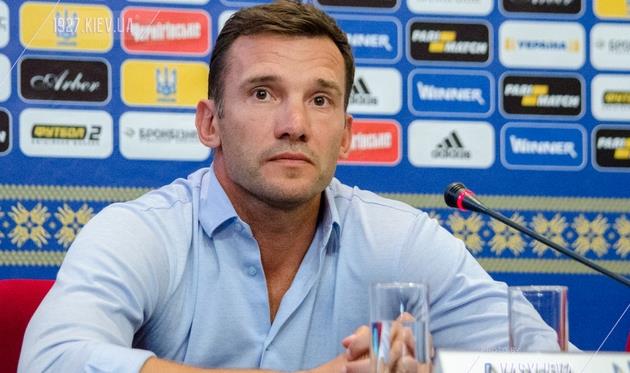 Главный тренер сборной Украины Андрей Шевченко, фото zik