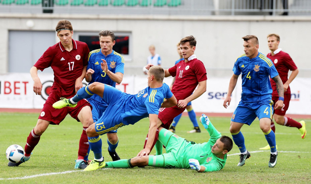 Украина U-21 сыграла вничью с Латвией, ffu.ua