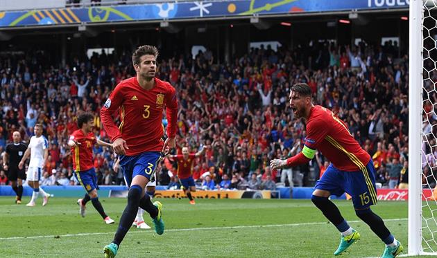 В сборной Жерар Пике и Серхио Рамос делают общее дело, Getty Images