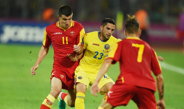 Черногория - Румыния, фото: УЕФА