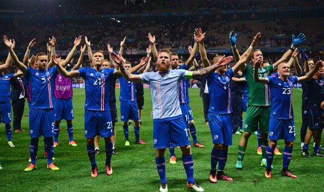 игроки сборной исландии, getty images