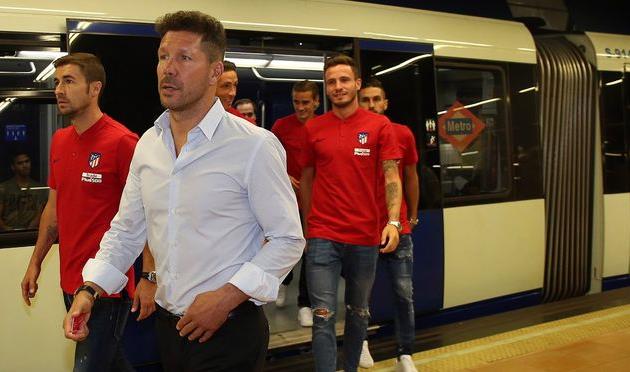 В Мадриде открыли станцию метро к стадиону Атлетико, twitter.com/atleti