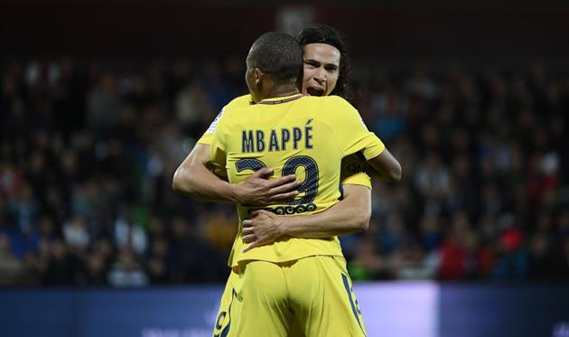 Мбаппе и Кавани