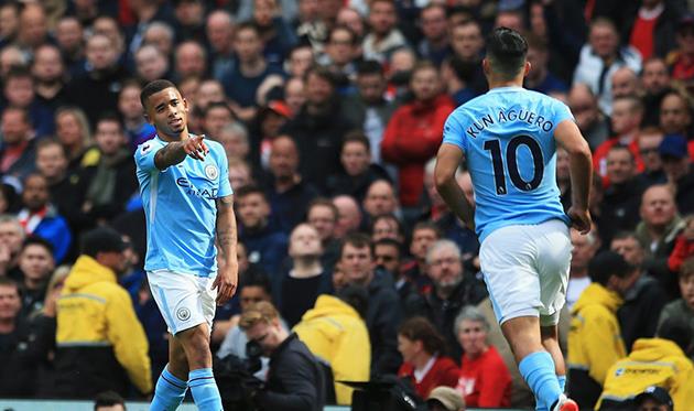 Габриэль Жезус и Серхио Агуэро, twitter.com/mancity