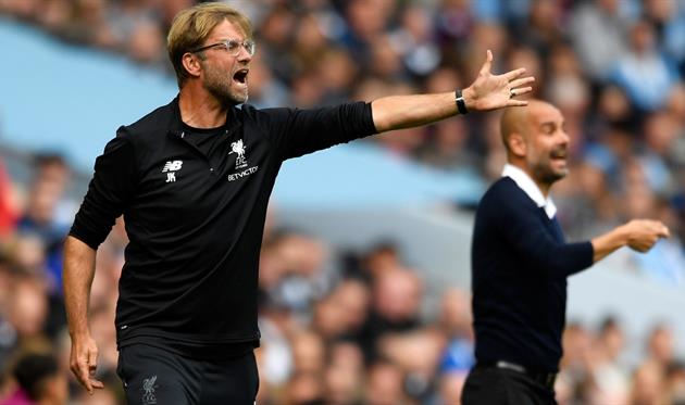 Юрген Клопп (слева), ФК Ливерпуль