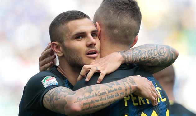 Мауро Икарди и Иван Перишич, Getty Images