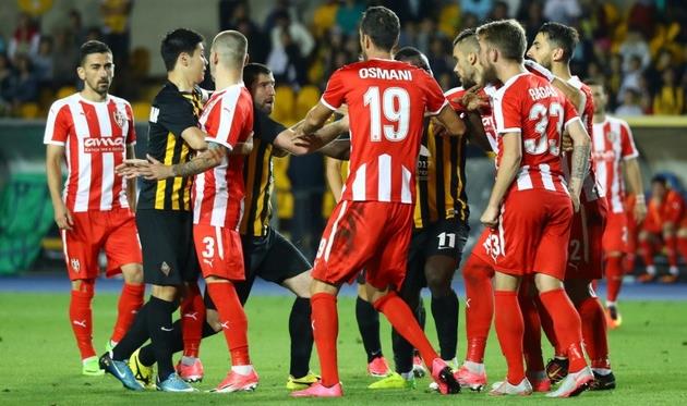 Скендербеу в игре против Кайрата, фото KazFootball.kz