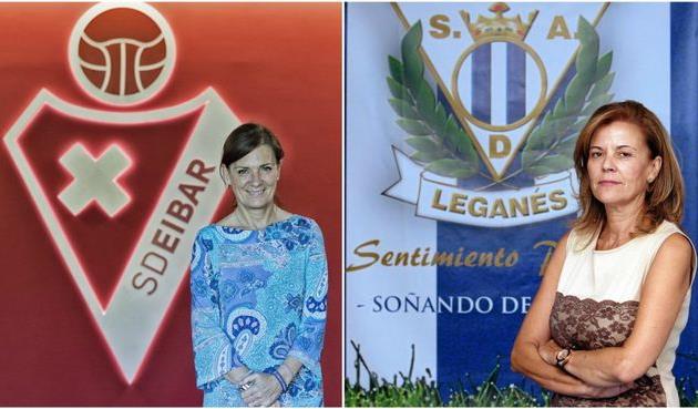Амая Горостиза и Виктория Павон - президенты Эйбара и Леганеса соответственно