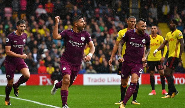 Серхио Агуэро - герой матча, getty images