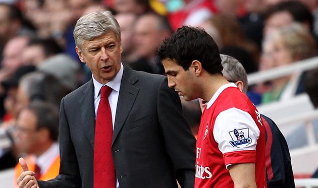 Арсен Венгер и Сеск Фабрегас, getty images