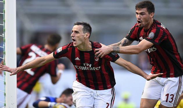 Никола Калинич - автор дубля, twitter.com/acmilan