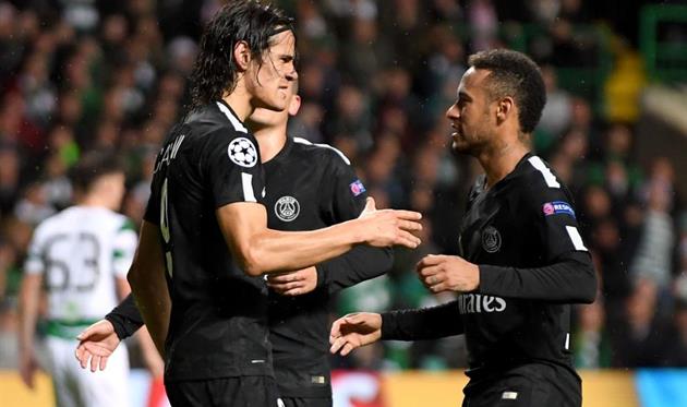 Эдинсон Кавани и Неймар, Getty Images