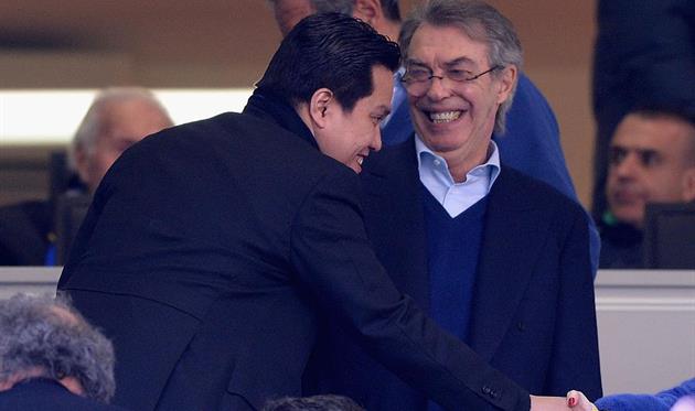 Эрик Тохир и Массимо Моратти, Getty Images